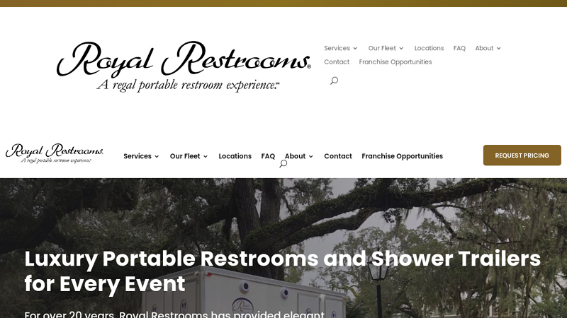 Portable Restroom Trailer Rental
