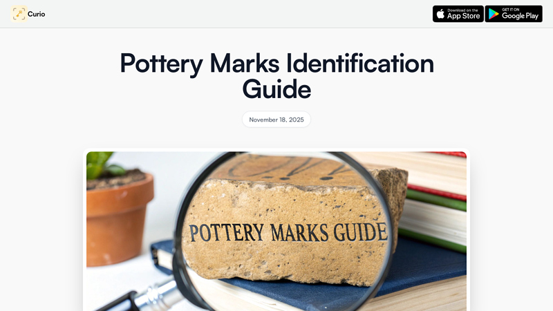 Pottery Marks Identification Guide