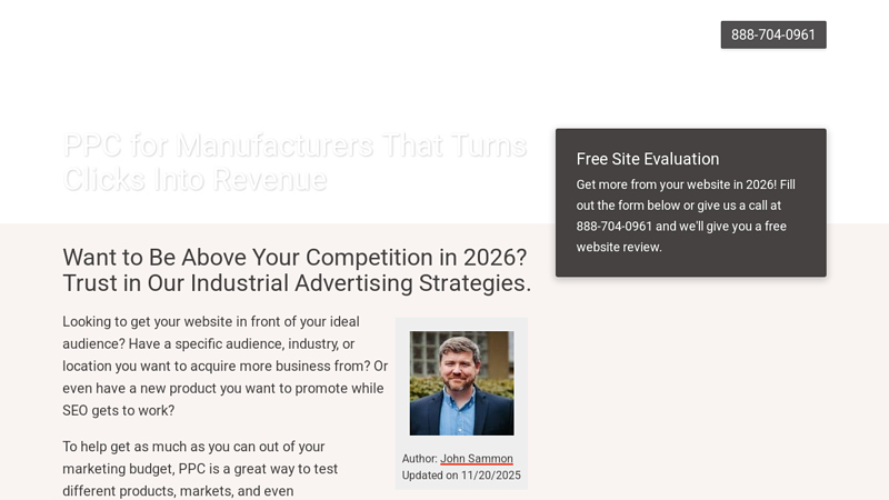 PPC for Manufacturers That Turns Clicks Into Revenue in 2026