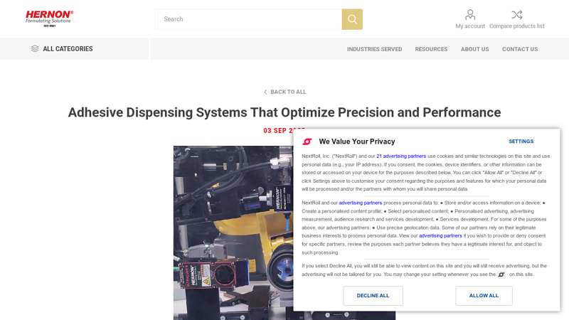 Precision Adhesive Dispensing Systems