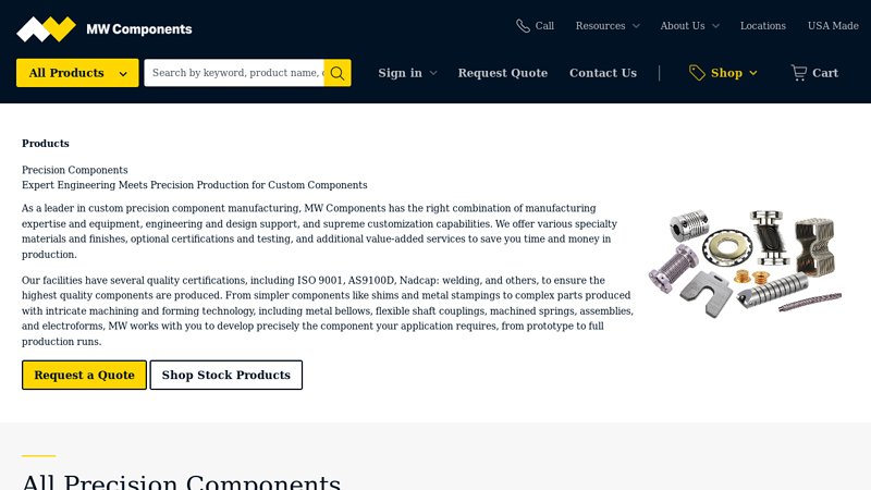 Precision Components & Custom Parts