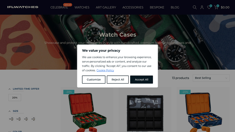 Premier Watch Cases & Boxes with Unique Design