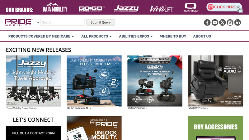 Pride Mobility Products® Corporation