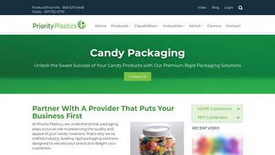 Candy Packaging - Priority Plastics