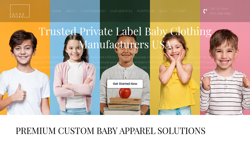 Private Label Baby Clothing Manufacturer USA