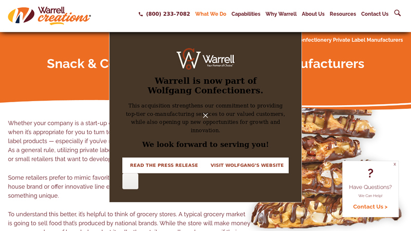 Private Label Confectionery Manufacturers USA
