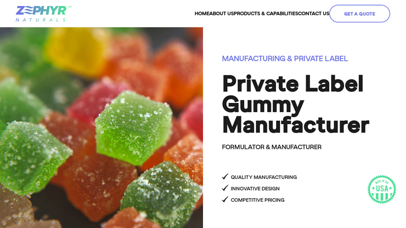 Private Label Gummies Manufacturer