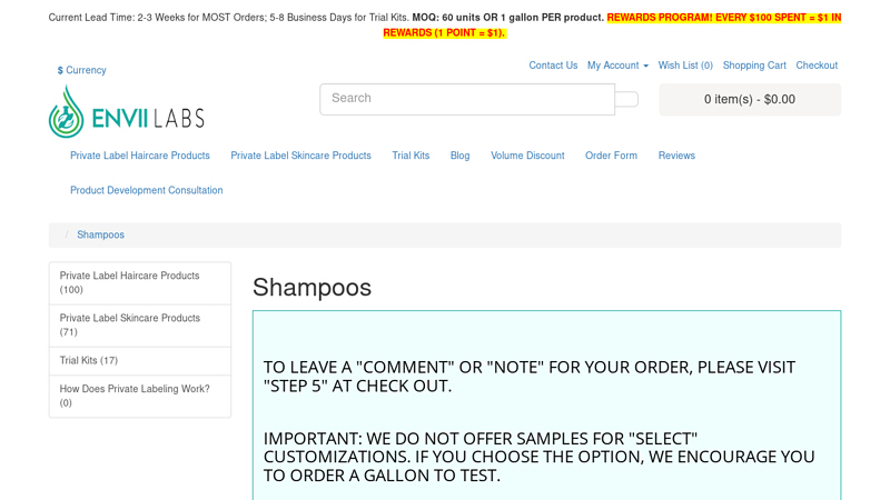 Private Label Shampoo, Shampoo Manufacturers USA