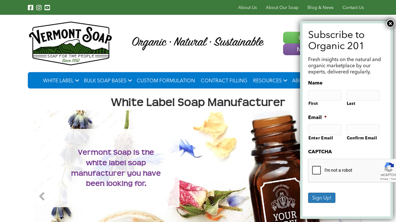Private Label & White Label Soap Manufacturer