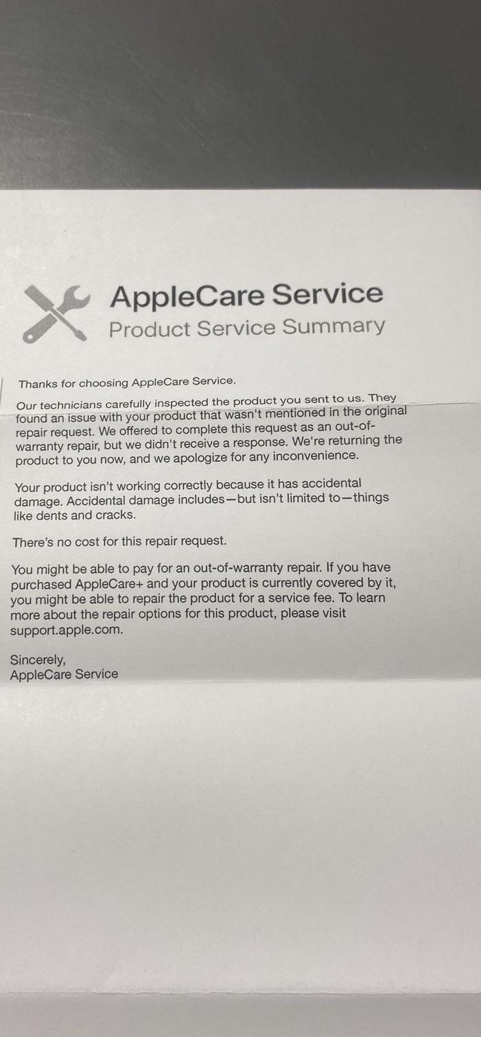 Product Service and Repair Information