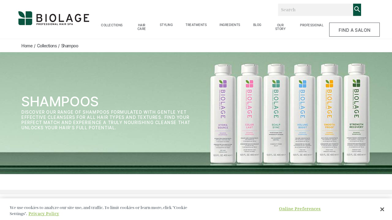Professional Shampoo Products