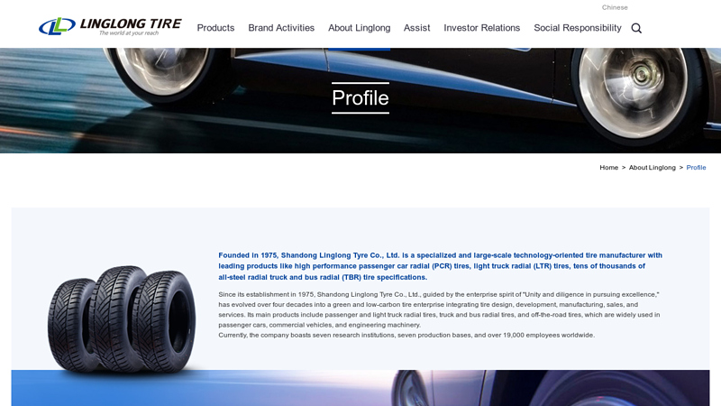 Profile_About Linglong_Linglong Tire (Stock Code