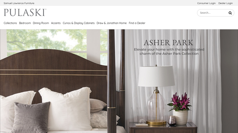 Pulaski Furniture Website