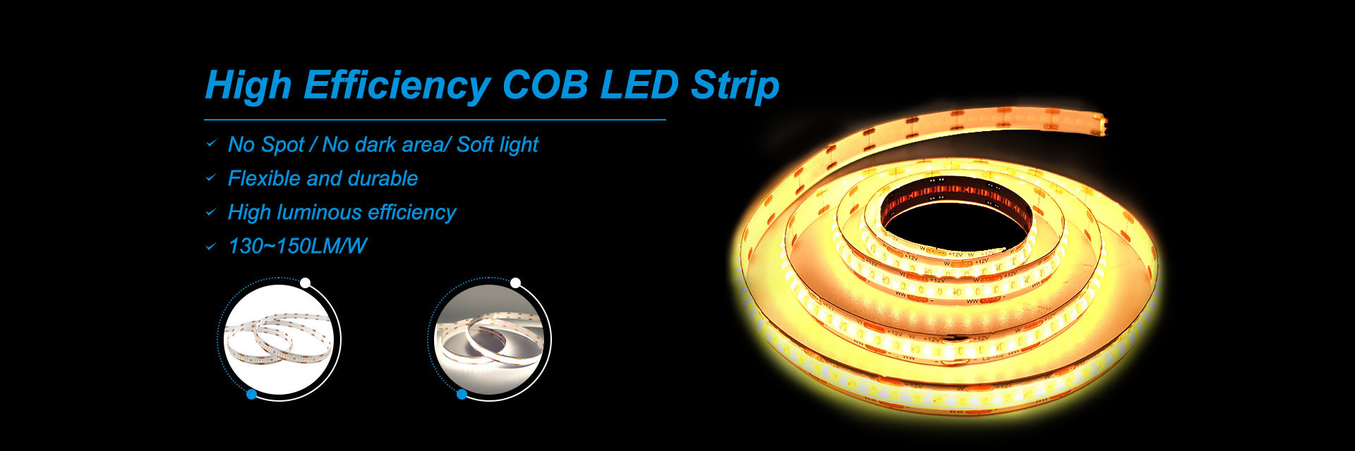Quality Flexible COB LED Strip & RGB COB LED Strip factory from ...