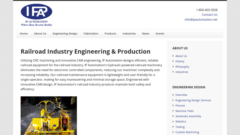 Railroad Industry Engineering & Production