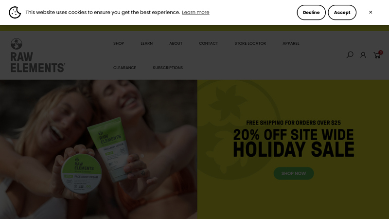 Raw Elements USA Certified Natural Sunscreen