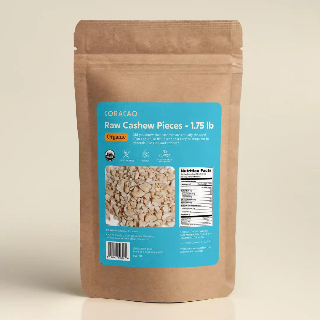 Raw Organic Cashew Pieces
