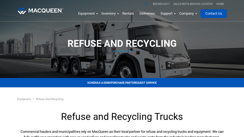 Refuse and Recycling Trucks
