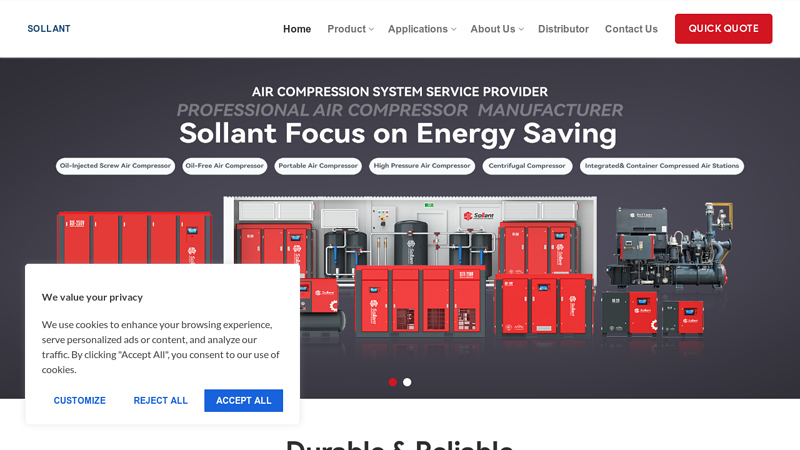 Reliable Air Compressor Manufacturer and Supplier China