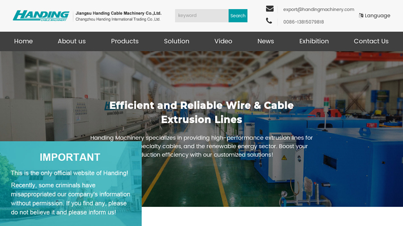 Reliable Wire Cable Extrusion Lines Factory In China