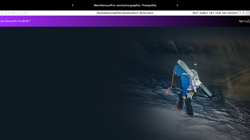 Renoun Skis with VibeStop™ I All