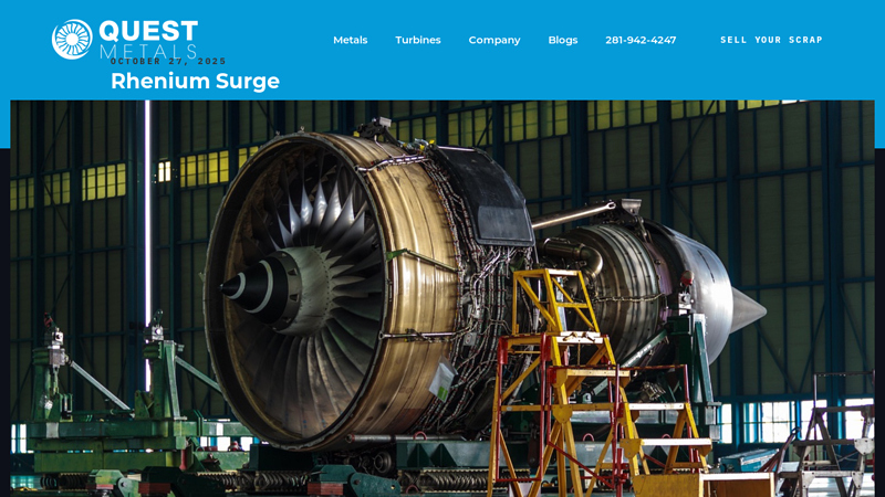 Rhenium Surge