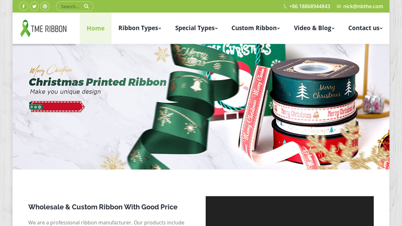 Ribbon Manufacturers, Wholesale Ribbon Suppliers, Custom ...