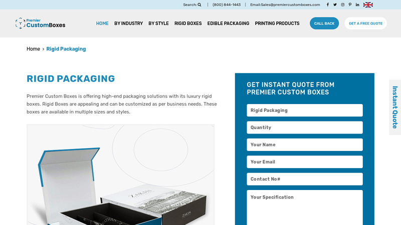 Rigid Packaging Wholesale Manufacturers