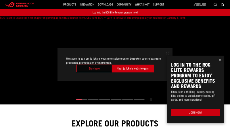 ROG - Republic of Gamers｜Global