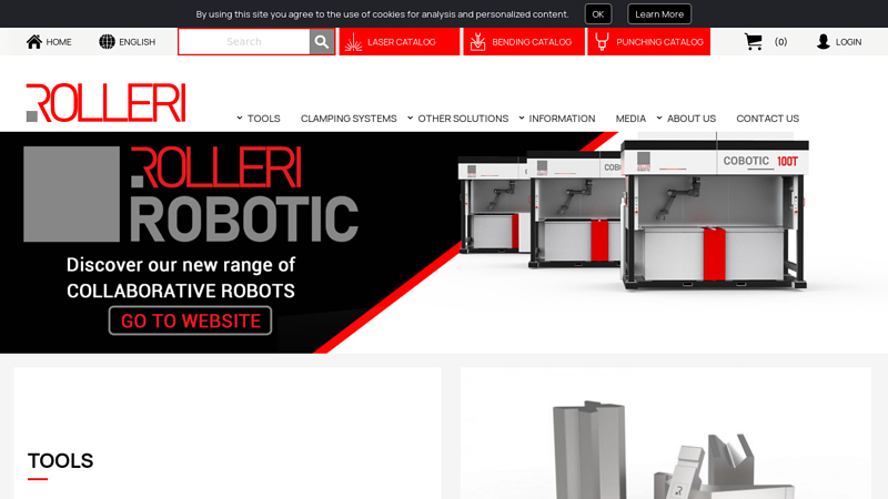 Rolleri S.p.A. Tools for press brakes, punching and laser machines