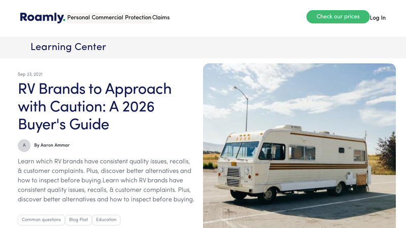 RV Brands to Avoid: Quality Issues & Better Alternatives