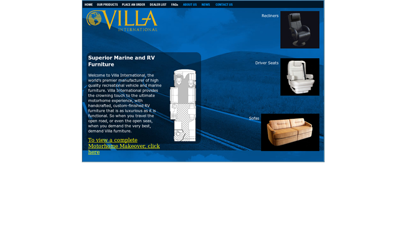 RV Furniture from Villa International