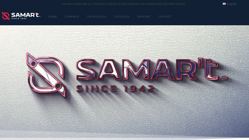 Samart manufactures license plates