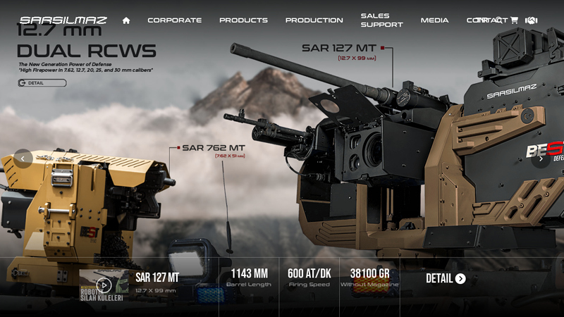 SARSILMAZ - Leading Brand of the Weapon Industry - Gun