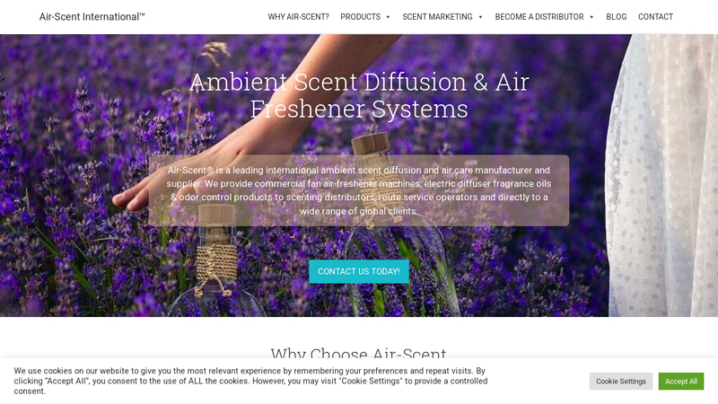 Scent Diffusion and Air Fresheners Systems