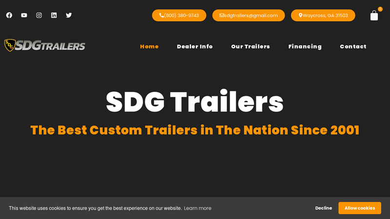 SDG Trailers: Custom