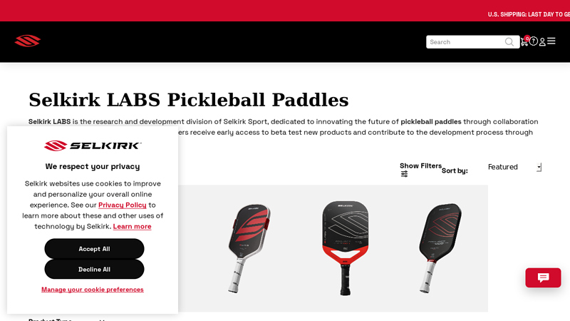 Selkirk LABS Pickleball Paddles