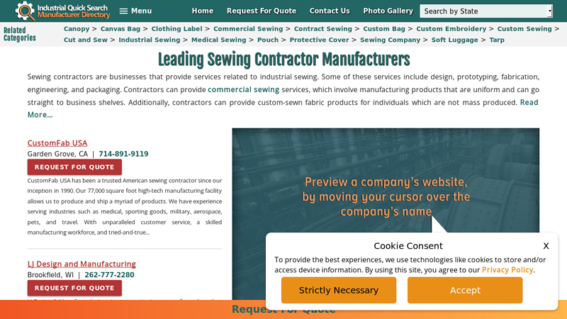 Sewing Contractor Companies