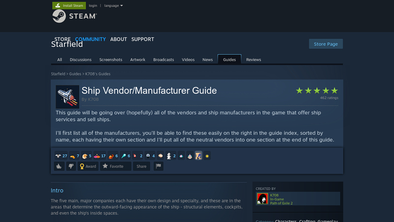 Ship Vendor/Manufacturer Guide
