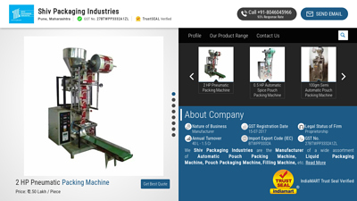 Shiv Packaging Industries - Manufacturer of Automatic Pouch ...
