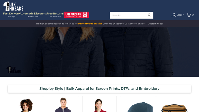 Shop Bulk Apparel at Bulkthreads.com
