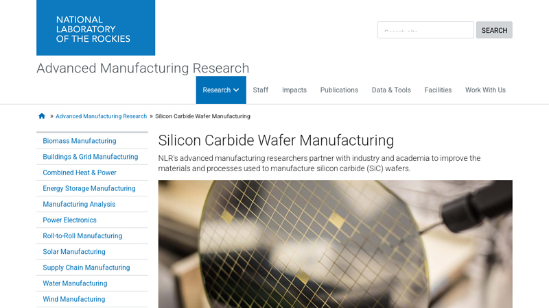 Silicon Carbide Wafer Manufacturing