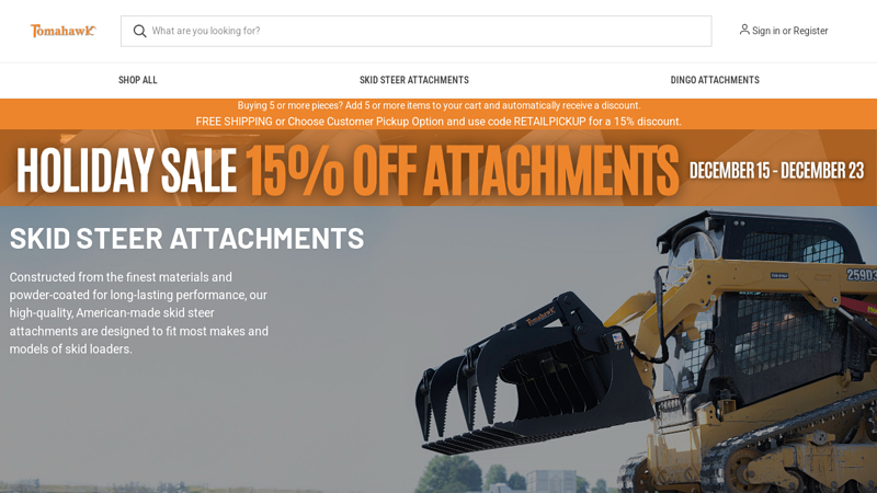 Skid Steer Attachments