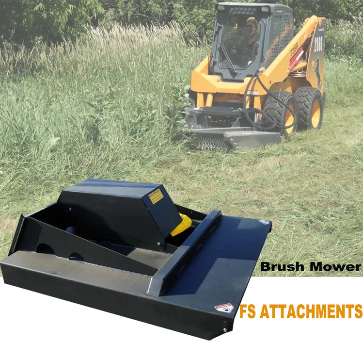 Skid Steer Brush Cutter Attachment Manufacturers for Sale