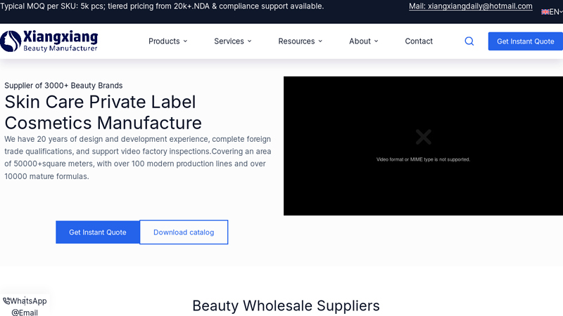 Skin Care Private Label Cosmetics Manufacturer, FDA Halal