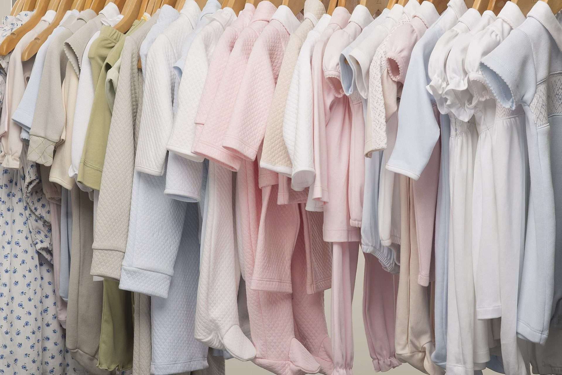 Smocked baby clothes factory in Peru