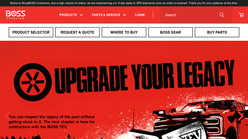 Snow and Ice Removal Equipment Snowplows, Spreaders, & Parts ...