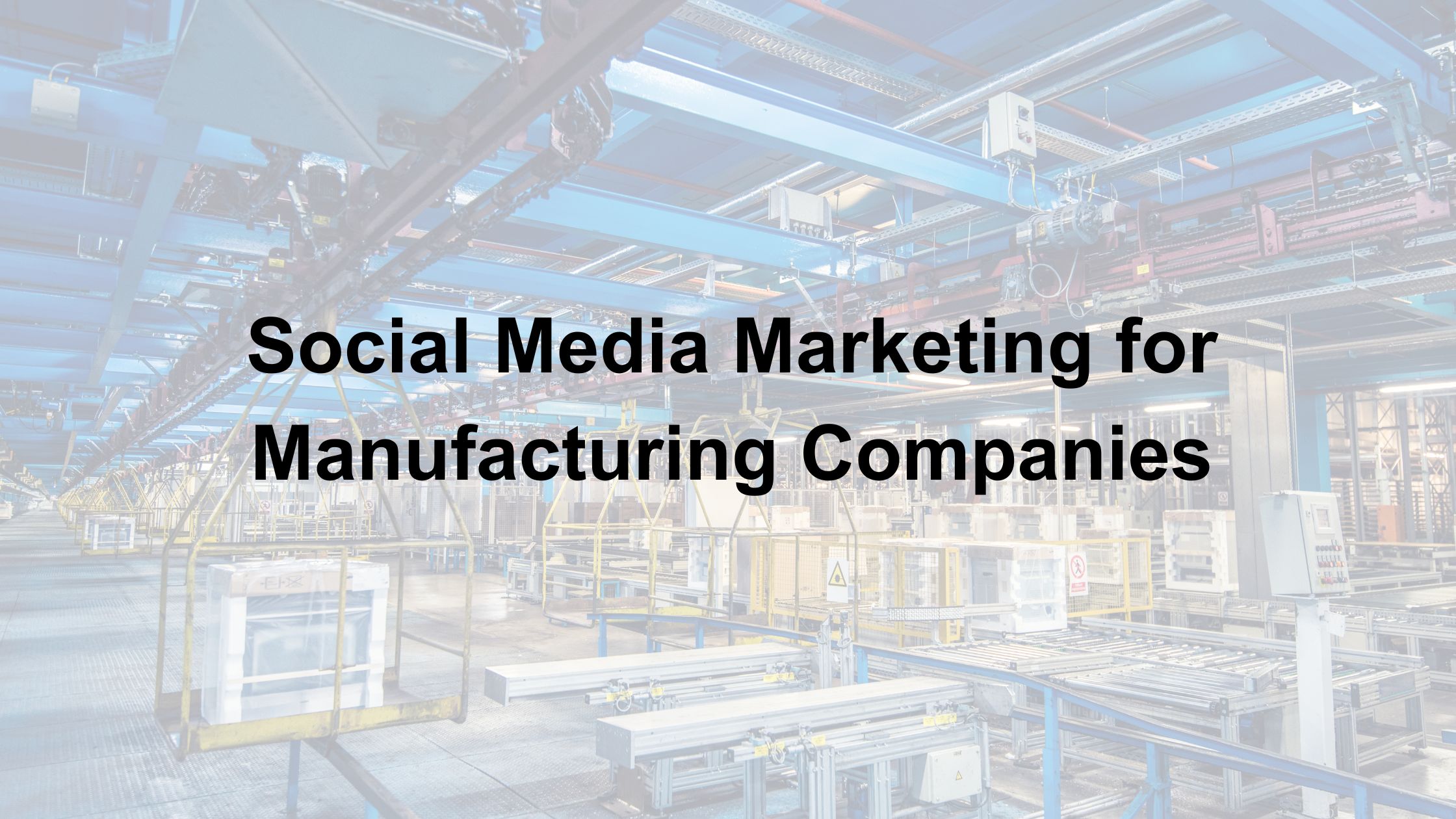 Social Media Marketing For industry insight