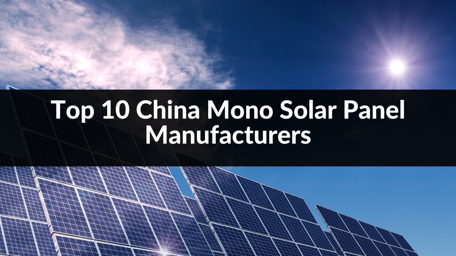 Solar Panel Supplier & Manufacturer