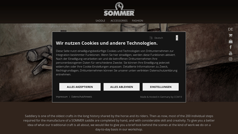 Sommer Sattelmacher